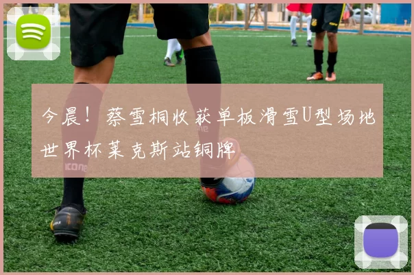 今晨！蔡雪桐收获单板滑雪U型场地世界杯莱克斯站铜牌